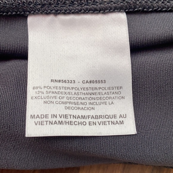 Nike dri-fit cropped gray leggings capri - Picture 5 of 6